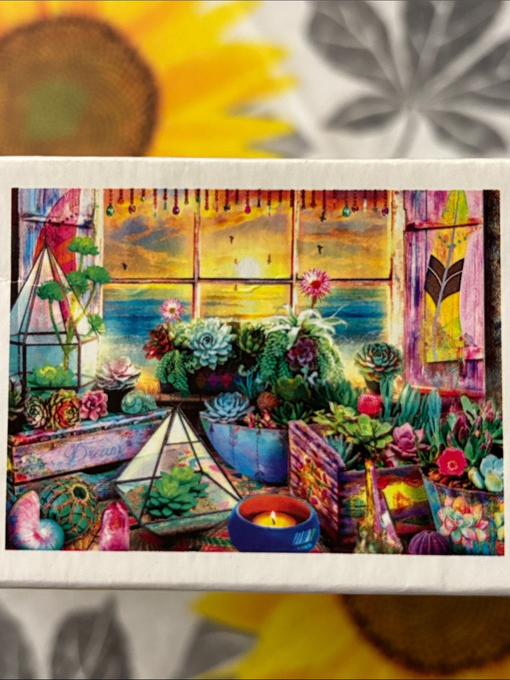🧩Used 1000 pc Aimee Stewart “Good Vibes” puzzle 🧩 - Picture 5 of 5